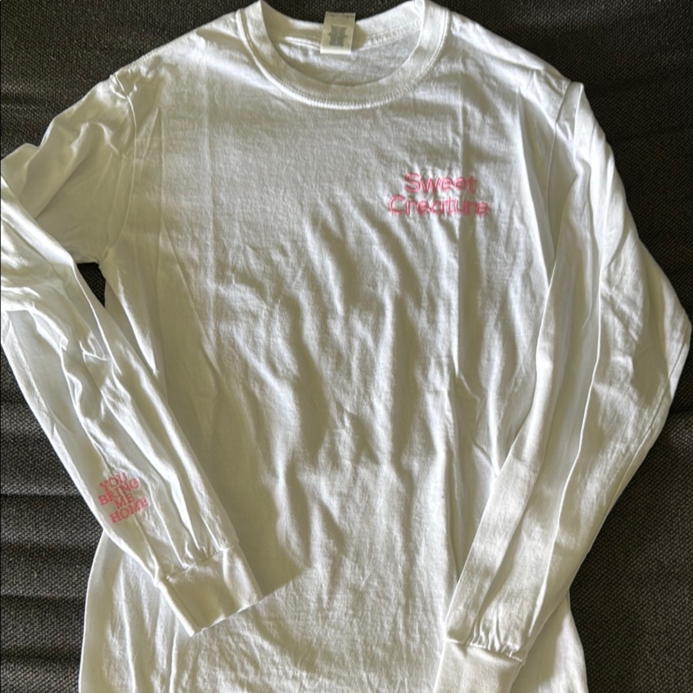 Harry Styles Sweet CreatureWhite Long Sleeve Shirt